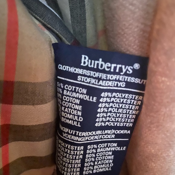 Burberrys”Belted Double Breasted Full Removable Lining Trench Coat 42 XL - Picture 13 of 13